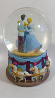 Enesco Disney Cinderella and Prince Charming Musical Snow Globe Plays "I Love You Truly"