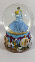 Enesco Disney Cinderella and Prince Charming Musical Snow Globe Plays "I Love You Truly"