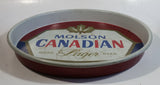 Vintage Molson Canadian Lager Beer 13" Diameter Round Metal Beverage Serving Tray