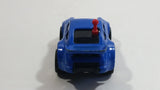 Majorette Motor Porsche Turbo #3 Blue Pull Back Friction Motorized Plastic Blue Toy Car Vehicle