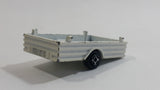 Vintage Majorette Super Cargo Trailer #21728 White Die Cast Toy Car Vehicle