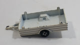 Vintage Majorette Super Cargo Trailer #21728 White Die Cast Toy Car Vehicle