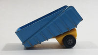 Vintage 1973 Lesney Matchbox Superfast Articulated Semi Tractor Truck Trailer No. 50 Blue Yellow Die Cast Toy Car Vehicle