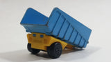 Vintage 1973 Lesney Matchbox Superfast Articulated Semi Tractor Truck Trailer No. 50 Blue Yellow Die Cast Toy Car Vehicle