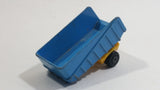 Vintage 1973 Lesney Matchbox Superfast Articulated Semi Tractor Truck Trailer No. 50 Blue Yellow Die Cast Toy Car Vehicle