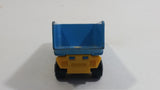 Vintage 1973 Lesney Matchbox Superfast Articulated Semi Tractor Truck Trailer No. 50 Blue Yellow Die Cast Toy Car Vehicle
