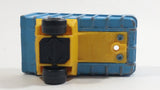Vintage 1973 Lesney Matchbox Superfast Articulated Semi Tractor Truck Trailer No. 50 Blue Yellow Die Cast Toy Car Vehicle
