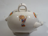 Vintage Rare Rainbow Brite Cartoon Character Ceramic Piggy Pig Coin Bank