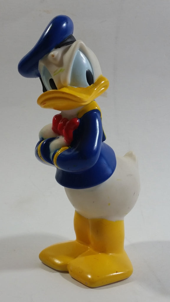 Disney Donald Duck Cartoon Character Hard Rubber 5 1/2