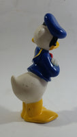 Disney Donald Duck Cartoon Character Hard Rubber 5 1/2" Tall Figure