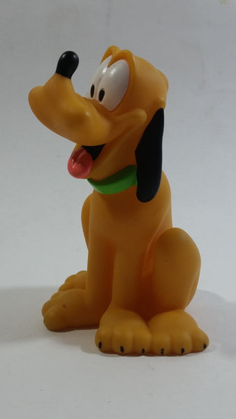 Disney Pluto Dog Cartoon Character Hard Rubber 4 3/4" Tall Figure