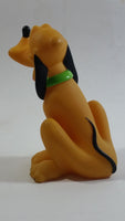 Disney Pluto Dog Cartoon Character Hard Rubber 4 3/4" Tall Figure