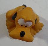 Disney Pluto Dog Cartoon Character Hard Rubber 4 3/4" Tall Figure