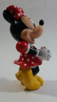 Disney Minnie Mouse Cartoon Character Hard Rubber 5 1/2" Tall Figure