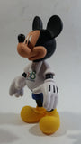 2018 Disney Parks Mickey Mouse Cartoon Character Hard Rubber 7" Tall Articulated Toy Figure