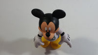 2018 Disney Parks Mickey Mouse Cartoon Character Hard Rubber 7" Tall Articulated Toy Figure