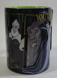 Disney Parks Villain Characters You're Wicked Awesome 3D Raised Relief Black and Green Ceramic Coffee Mug Cup