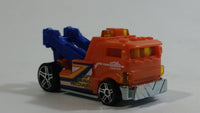 2019 Hot Wheels Heavy Hitcher Tow Truck Orange Plastic Body Die Cast Toy Car Vehicle