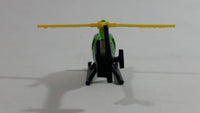 2017 Hot Wheels HW City Works Island Hopper Helicopter Green Black Die Cast Toy Aircraft Vehicle