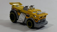 2015 Hot Wheels HW City Works Backdrafter Fire Fighting Truck Yellow Fenders Die Cast Toy Car Vehicle