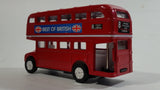 Best of British TC 35883 Route Master Double Decker Bus Red Pullback Friction Motorized Die Cast Toy Car Vehicle