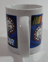 2004 Sherwood Brands Nascar White Ceramic Coffee Mug Cup Motorsports Collectible