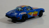 Yatming No. 1040 1963 Chevrolet Corvette Split Window Blue Top Fuel Super Flash Die Cast Toy Muscle Race Car Vehicle