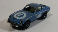 Vintage PlayArt Datsun 240Z Light Blue 7 Die Cast Toy Car Vehicle - Hong Kong