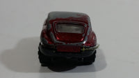 Vintage PlayArt Jaguar E Type 242 Dark Red Maroon Die Cast Toy Car Vehicle - Made in Hong Kong