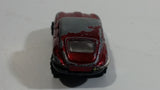 Vintage PlayArt Jaguar E Type 242 Dark Red Maroon Die Cast Toy Car Vehicle - Made in Hong Kong