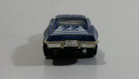 Vintage PlayArt Corvette Sting Ray Blue 22 Die Cast Toy Car Vehicle - Made in Hong Kong