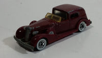 1983 Hot Wheels '35 Classic Caddy Cadillac Maroon Die Cast Toy Car Vehicle