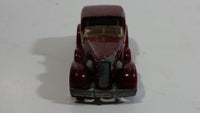 1983 Hot Wheels '35 Classic Caddy Cadillac Maroon Die Cast Toy Car Vehicle