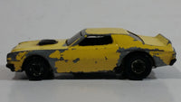 1985 Hot Wheels Torino Stocker Yellow Die Cast Toy Car Vehicle GHO