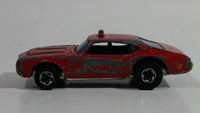 1977 Hot Wheels Olds 442 Maxi Taxi Staff Car Red Die Cast Toy Car Vehicle BW Hong Kong
