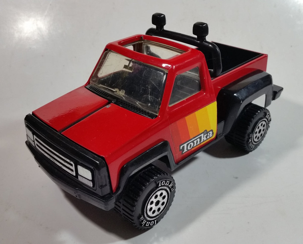 Vintage 1979 Tonka Red Truck Pressed Steel and Plastic Toy Car Vehicle ...