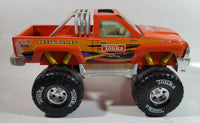 2002 Tonka Hasbro Funrise Monster Truck Racing Orange Pressed Steel and Plastic Toy Car Vehicle 12" Long