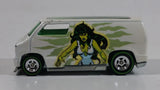 2017 Hot Wheels Pop Culture: Women of Marvel She-Hulk Custom '77 Dodge Van White Die Cast Toy Car Vehicle