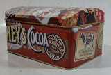 1999 Hershey's Milk Chocolate Kisses Advertising Tin Metal Hinged Container