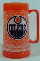 Edmonton Oilers NHL Ice Hockey Team 6 3/4" Tall Plastic Freezer Beer Mug Cup