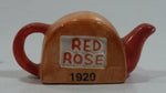 Vintage Red Rose Tea 1920 Radio Shaped Miniature Teapot Ornament