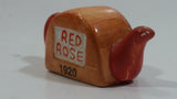Vintage Red Rose Tea 1920 Radio Shaped Miniature Teapot Ornament