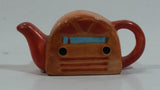 Vintage Red Rose Tea 1920 Radio Shaped Miniature Teapot Ornament