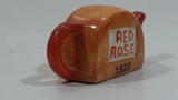 Vintage Red Rose Tea 1920 Radio Shaped Miniature Teapot Ornament