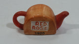 Vintage Red Rose Tea 1920 Radio Shaped Miniature Teapot Ornament