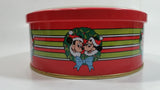 The Walt Disney Company Mickey Mouse Cartoon Character Christmas Themed Round Tin Metal Container