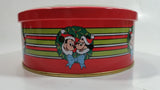 The Walt Disney Company Mickey Mouse Cartoon Character Christmas Themed Round Tin Metal Container