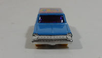 2012 Hot Wheels HW Art Cars '64 Chevy Nova Station Wagon Gloss Blue Die Cast Toy Car Vehicle