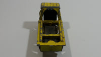 Vintage Unknown Brand Yellow Truck Die Cast Toy Car Vehicle