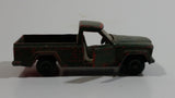 Vintage Lesney Jeep Gladiator Red Painted Army Green Truck Die Cast Toy Car Vehicle Missing Driver Side Door